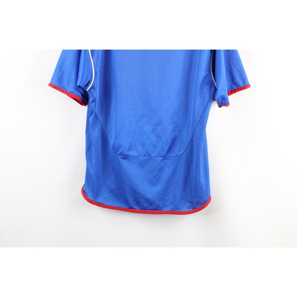 Vintage Umbro Mens Small Spell Out Carling Glasgow Rangers Soccer Jersey Blue - Picture 11 of 11